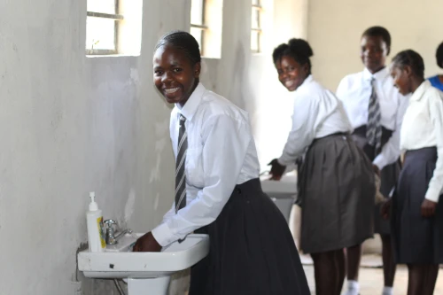 From 45 days missed to full attendance: Girls return to school thanks to new sanitary facilities in Chibombo